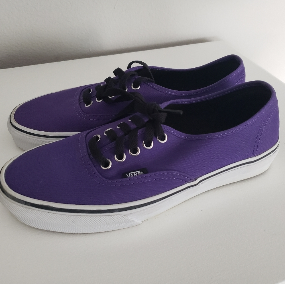 Van's Purple Canvas Shoes
